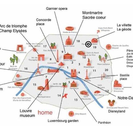 1 Chambre Arena - La Chapelle 파리 외부 사진